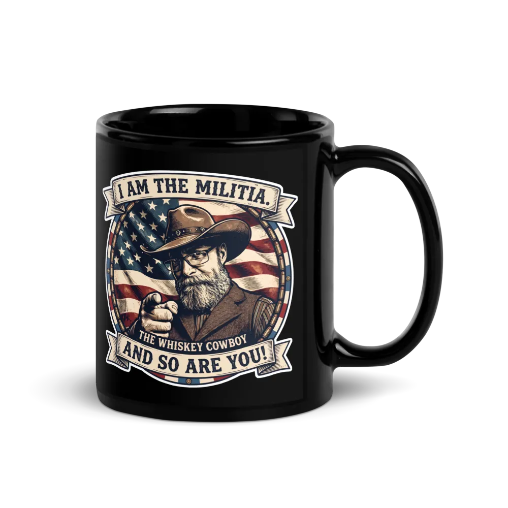 Black Militia One Coffee Mug thumbnail 3