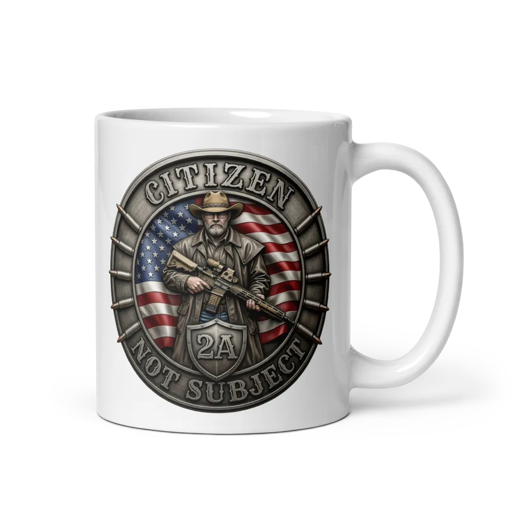 CITIZEN NOT SUBJECT Coffee Mug