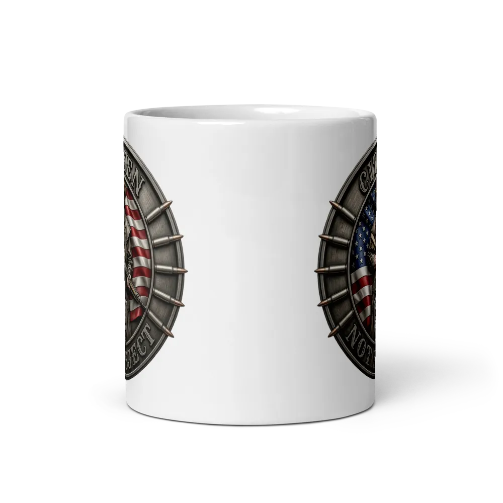CITIZEN NOT SUBJECT Coffee Mug thumbnail 2