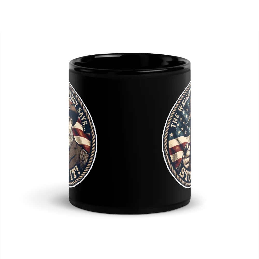 Black "Stop it!" Coffee Mug! thumbnail 2