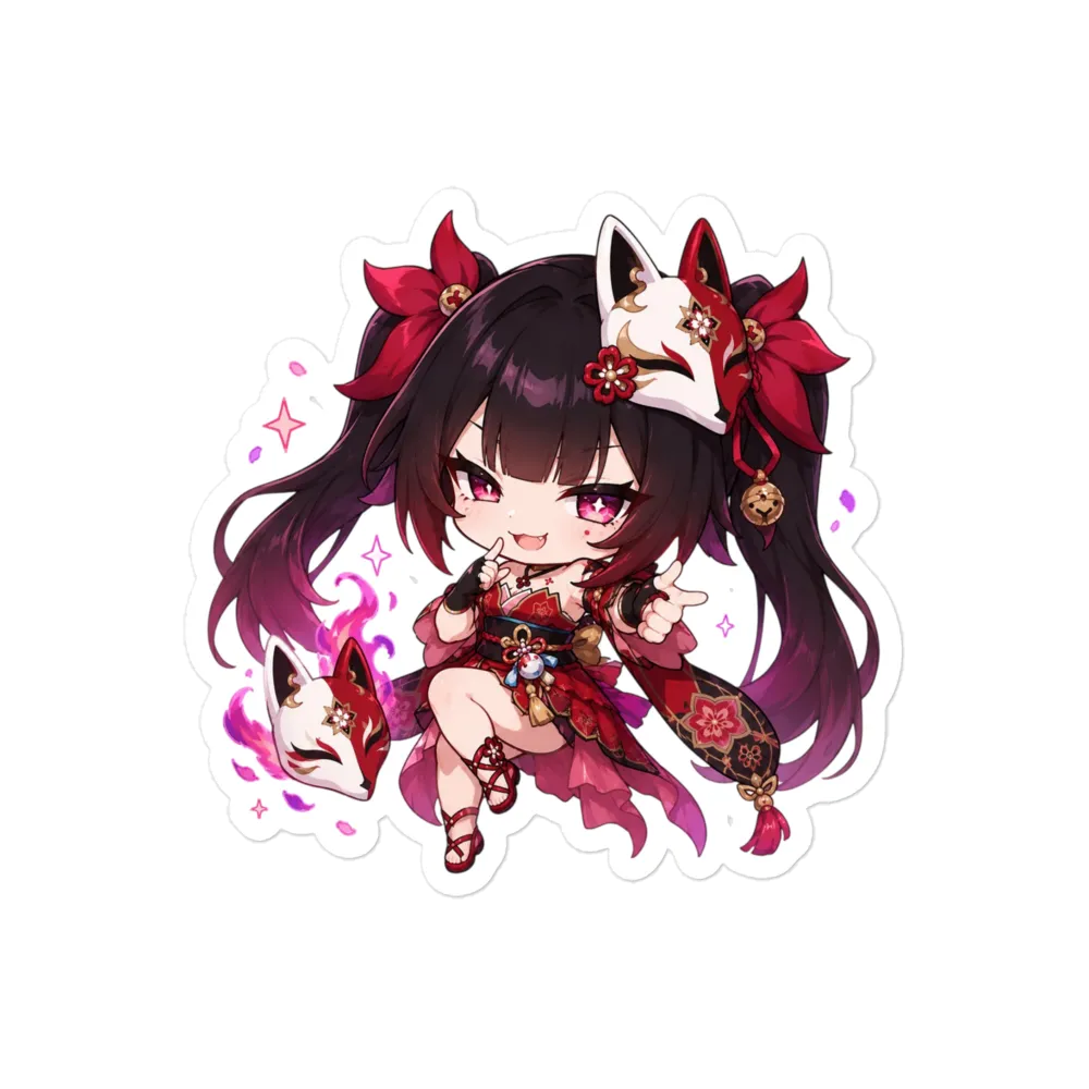 Sparkle HSR Smug Sticker thumbnail 5