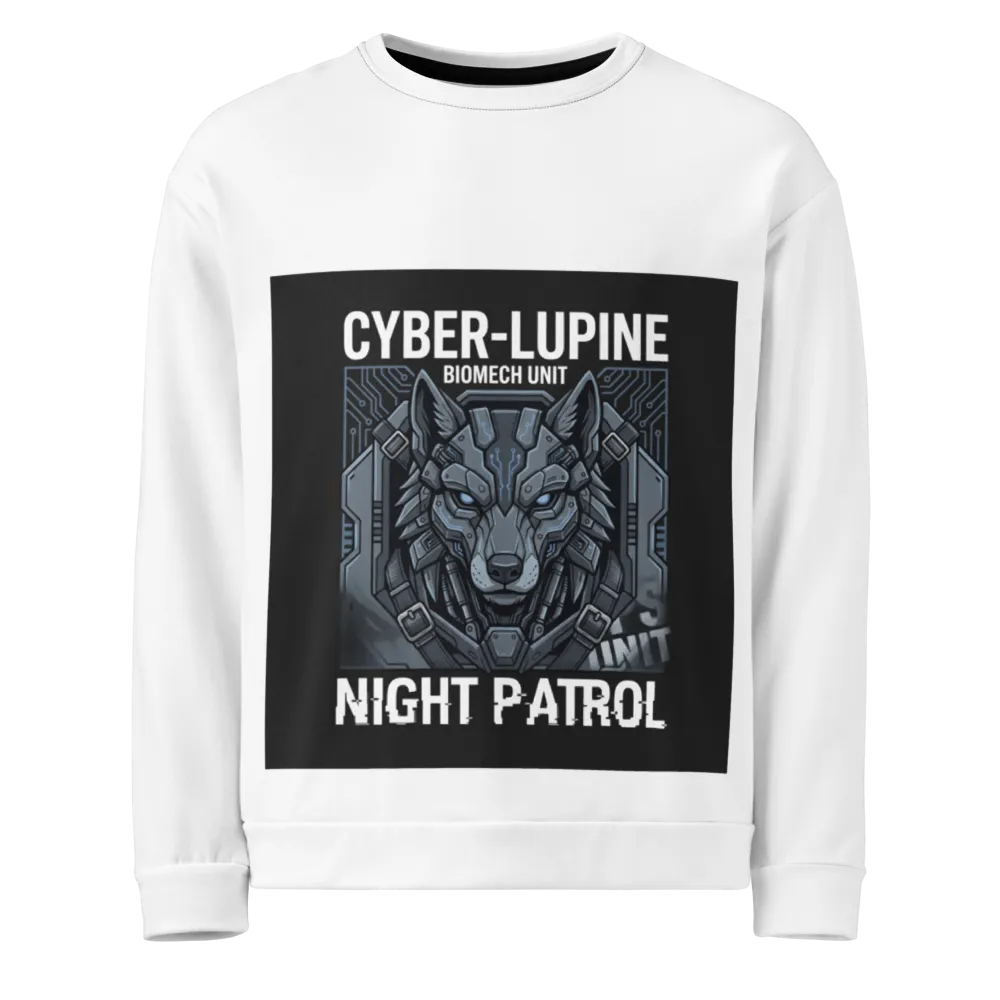Wolf sweatshirt for adults boy thumbnail 2