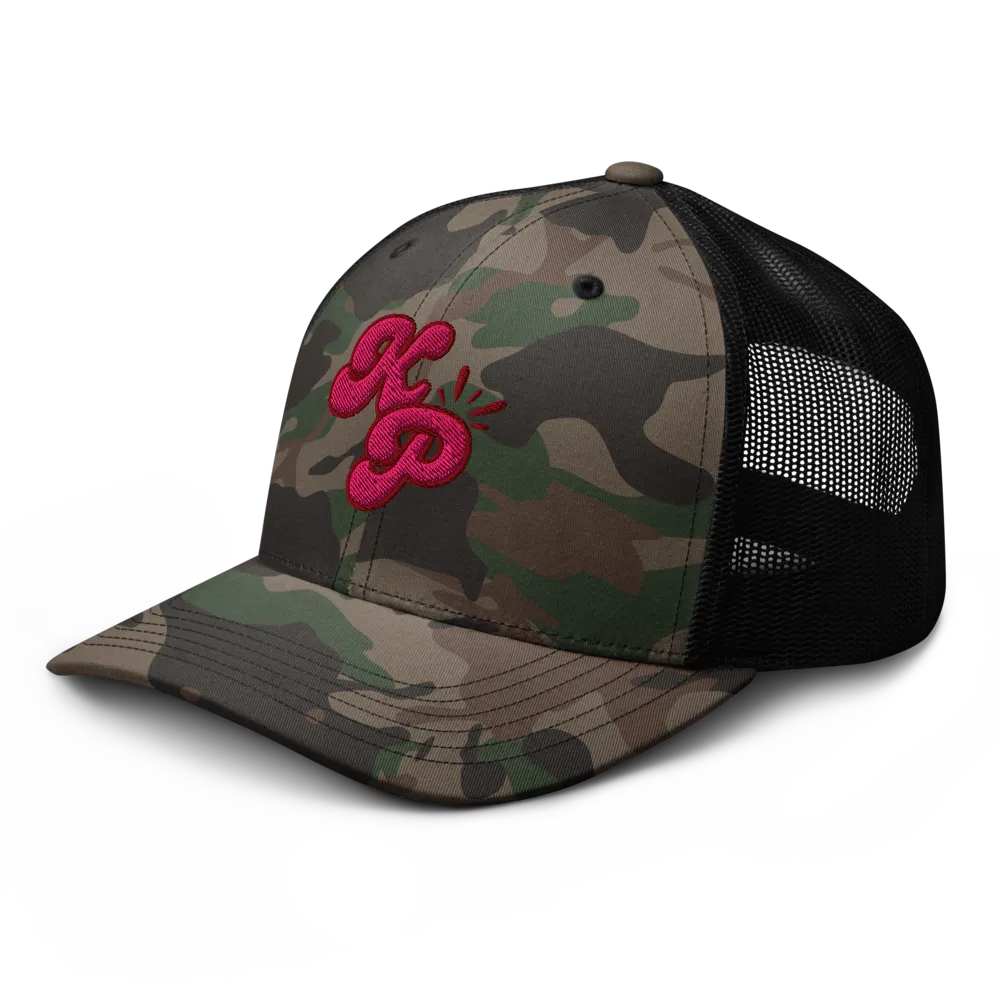 Kinda Preachy Camo Logo Hat thumbnail 4
