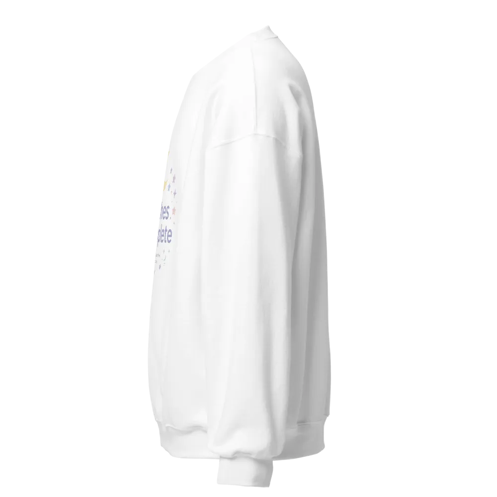 Wishes Complete Moon Stars Cute Sweatshirt thumbnail 3