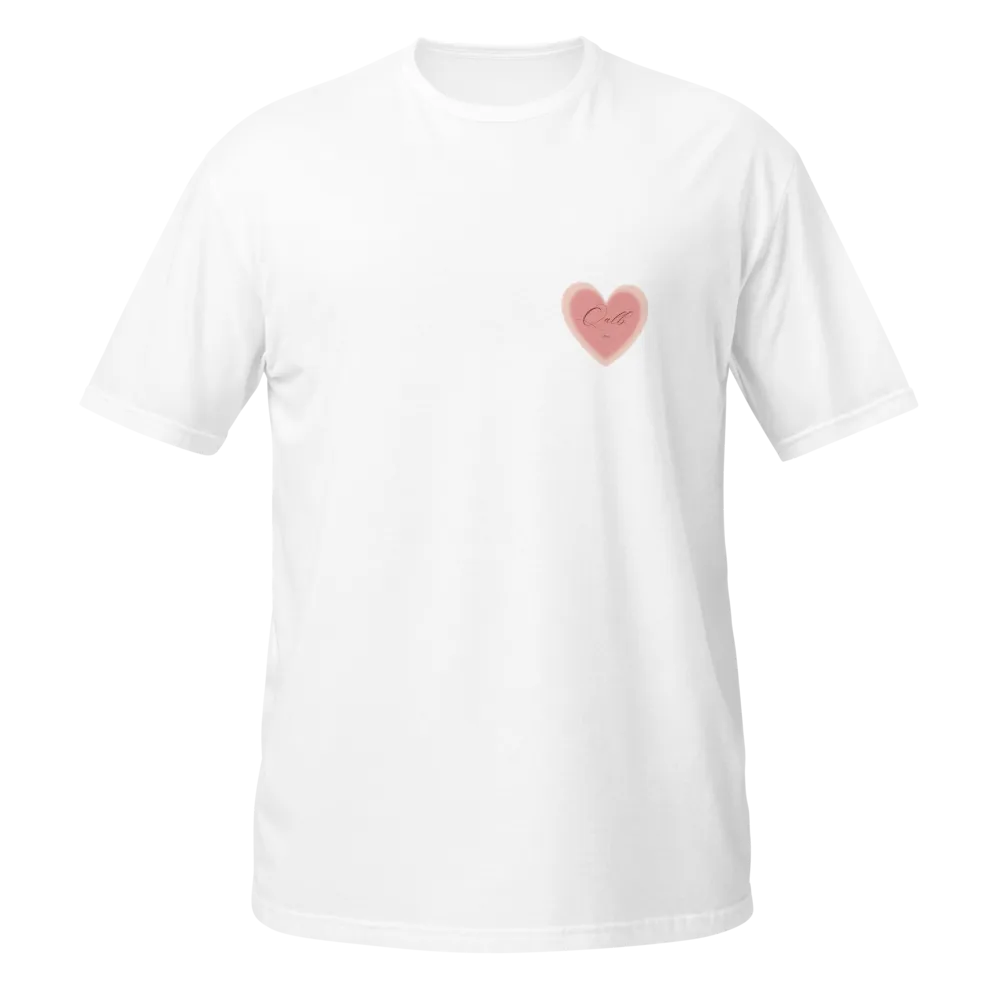Qalb Love T-shirt - Floral  Anatomical Heart thumbnail 2