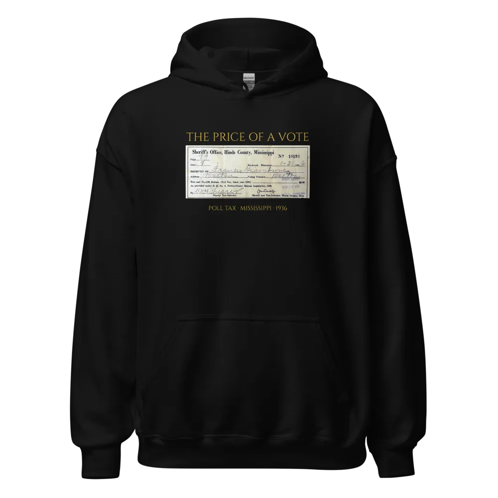 ITAN The $2 Receipt Poll Tax Hoodie