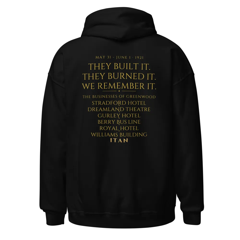 ITAN Black Wall Street Hoodie thumbnail 2