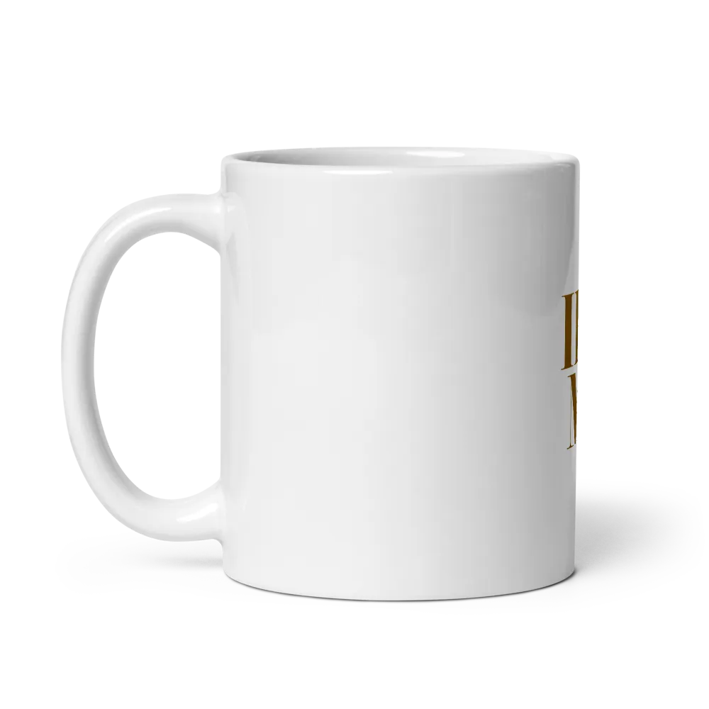Ife mi Be Kind Mug Gold Serif thumbnail 3