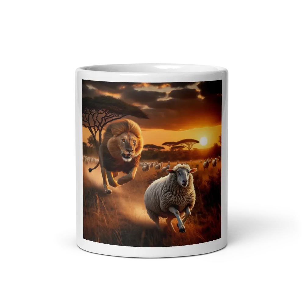 Lions Over Sheep Mug thumbnail 2