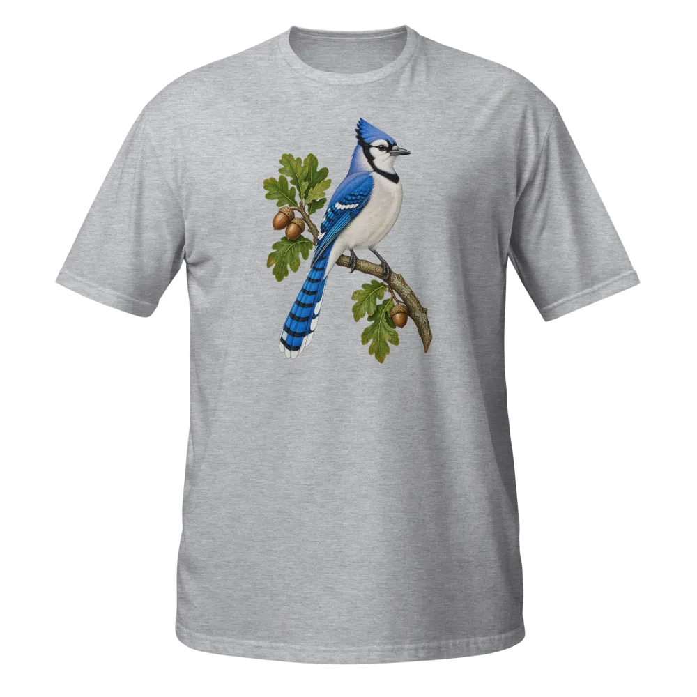 Blue Jay & Oak — Botanical Bird Tee