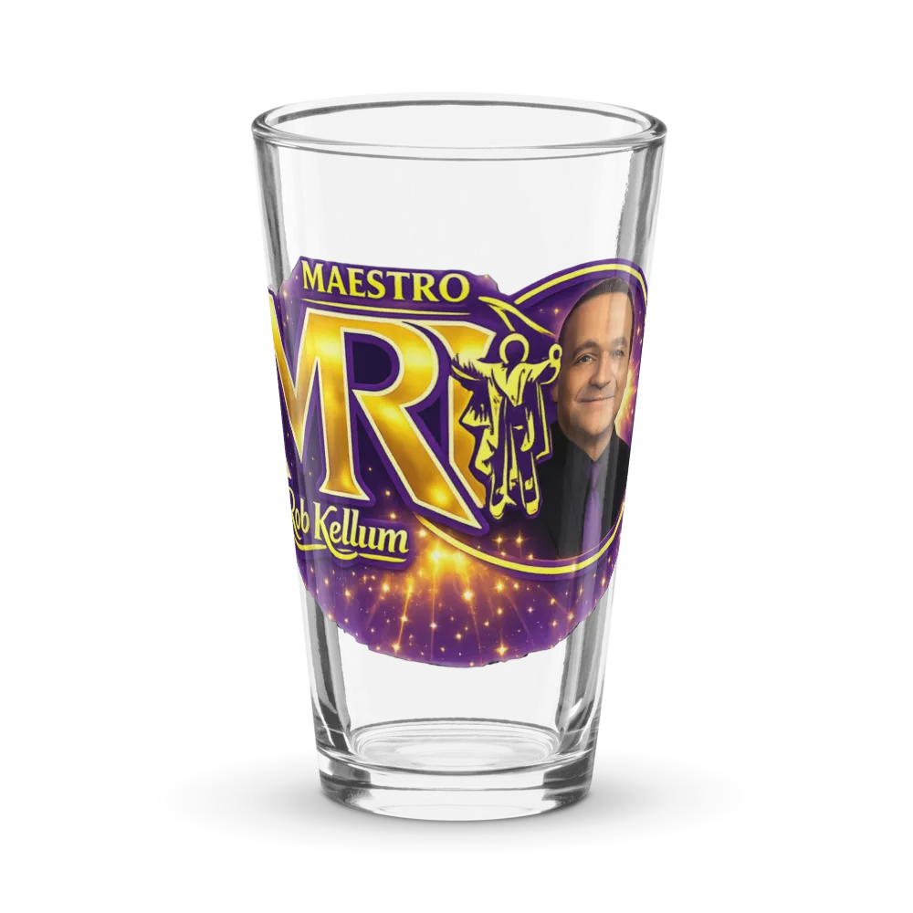 MRK pint glass