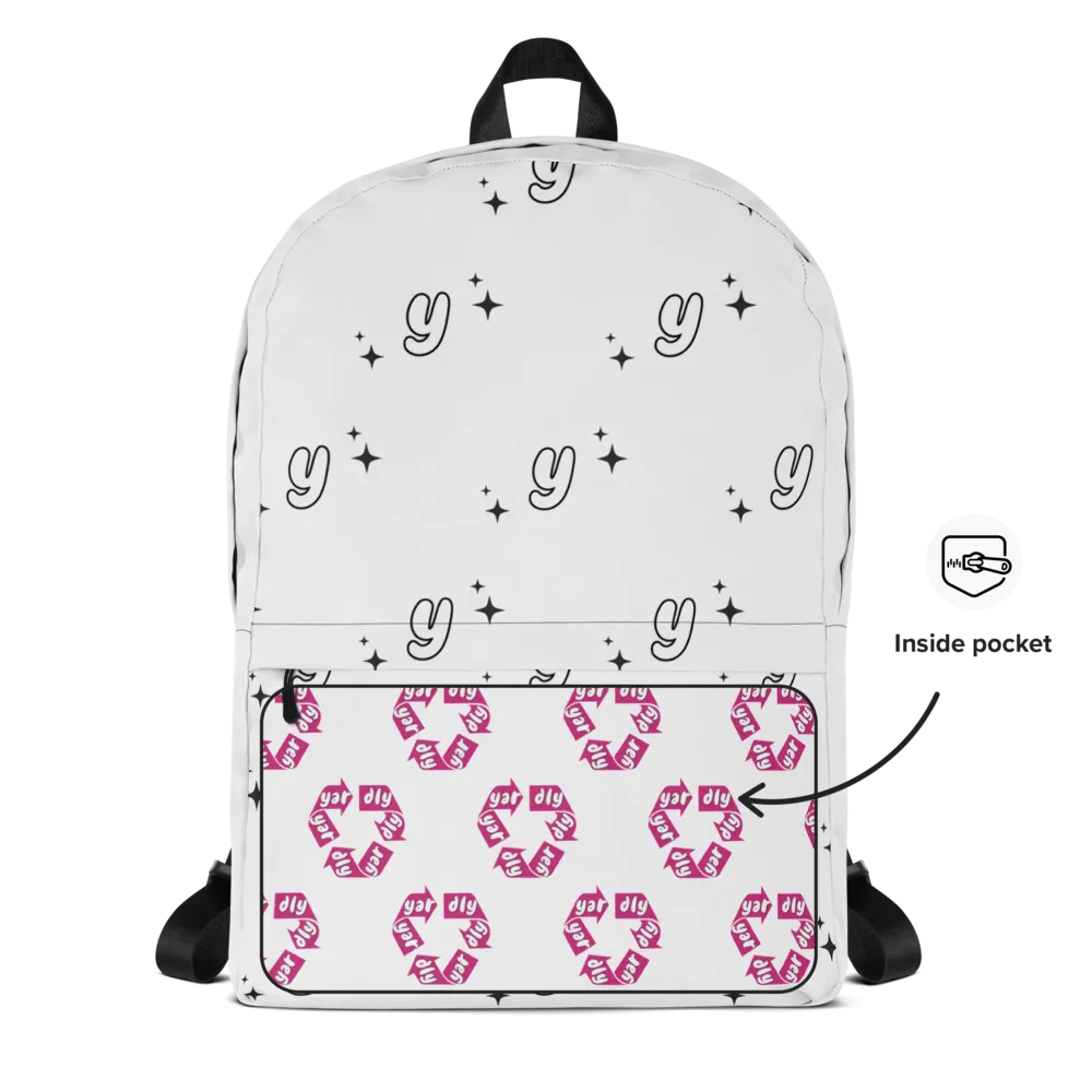 Y Pattern Backpack thumbnail 2