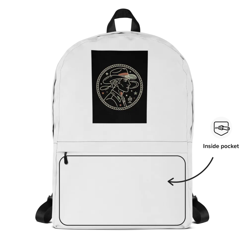 Minimal Graphic Everyday Backpack thumbnail 2