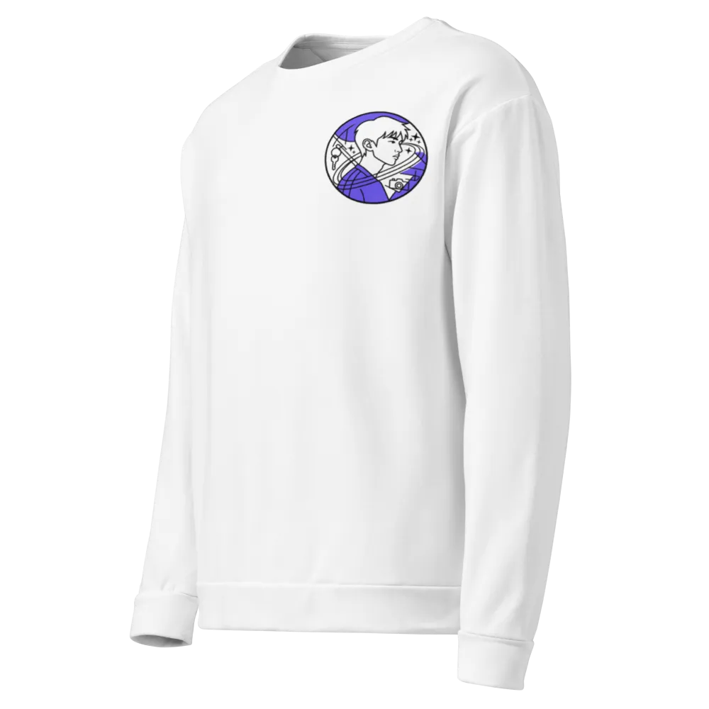 Purple Manga Graphic Sweatshirt thumbnail 3