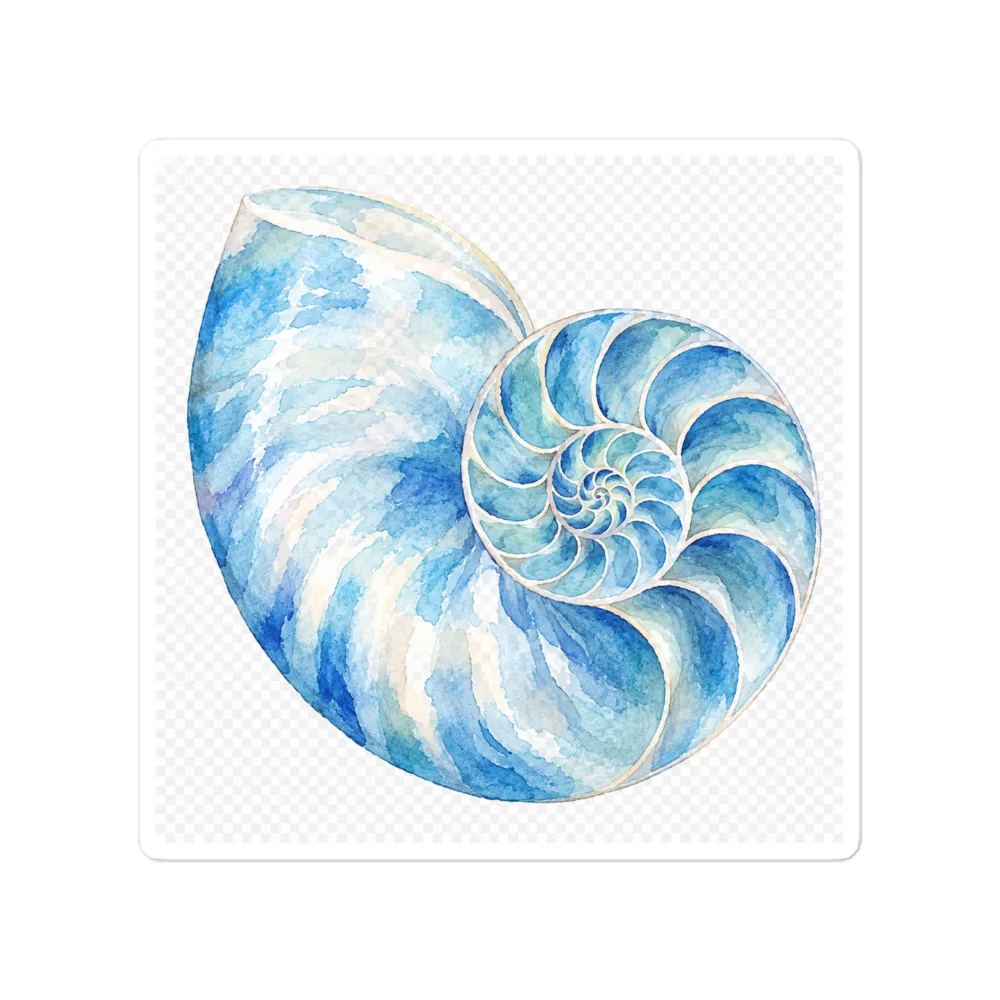 Ocean Shell Vinyl Sticker