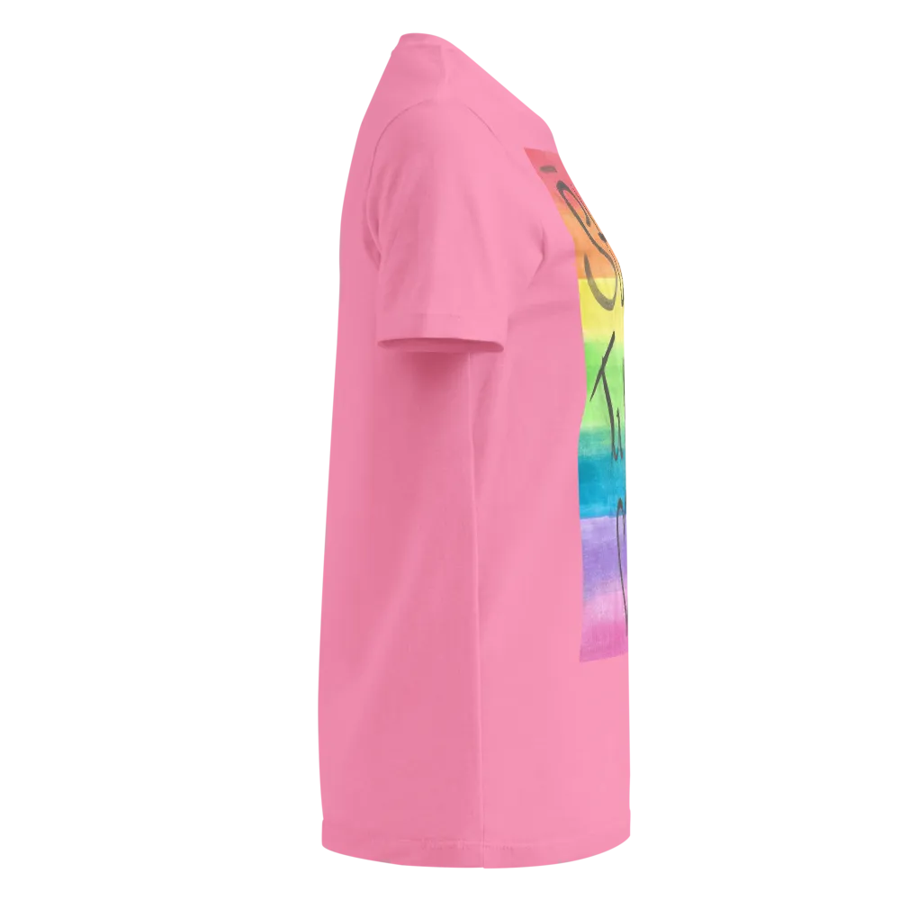 Stay Tall Rainbow Heart T‑Shirt thumbnail 4