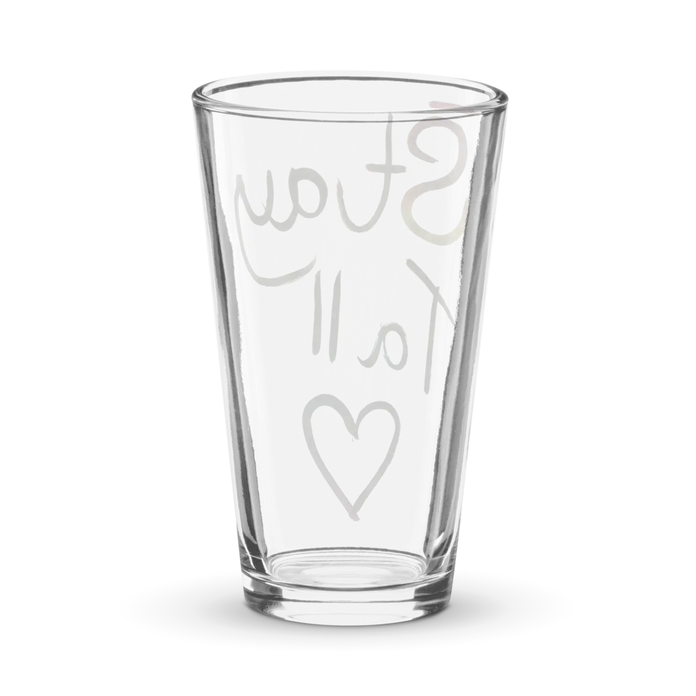 Stay Tall Pint Glass thumbnail 2