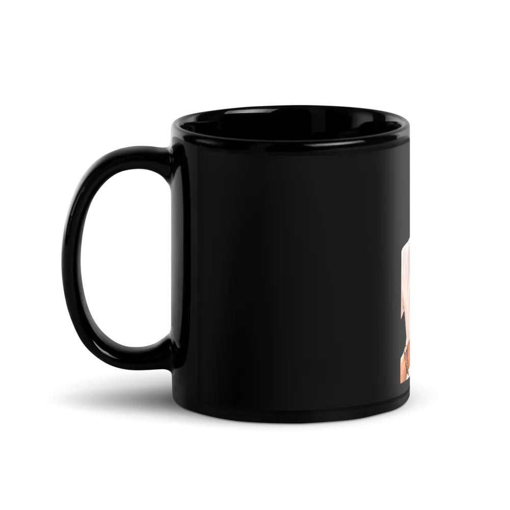 SHS Black Glossy Mug thumbnail 2