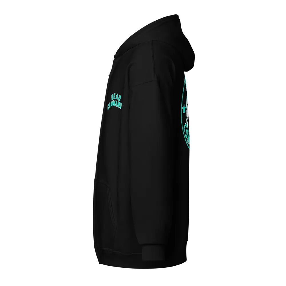 Front and Back Logo Zip Up Hoodie thumbnail 3