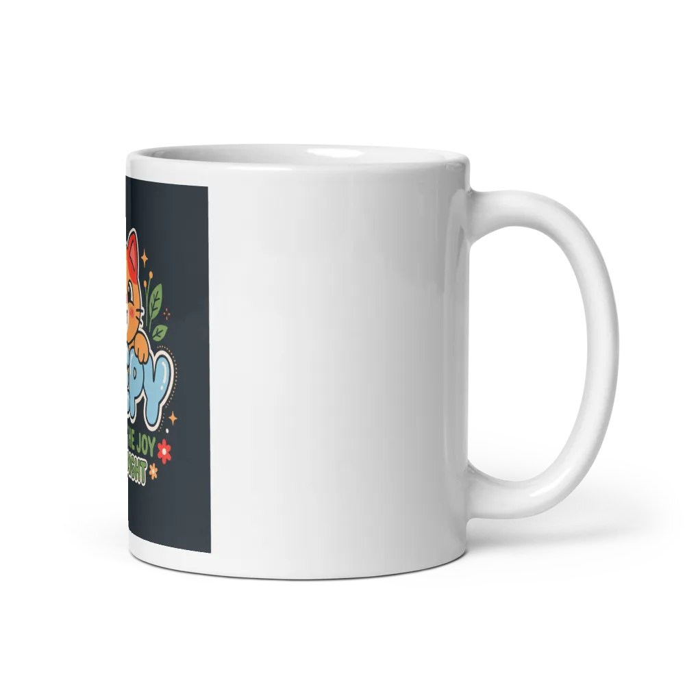 Cute Cat Mom Mug – Spread The Joy Coffee Cup thumbnail 2