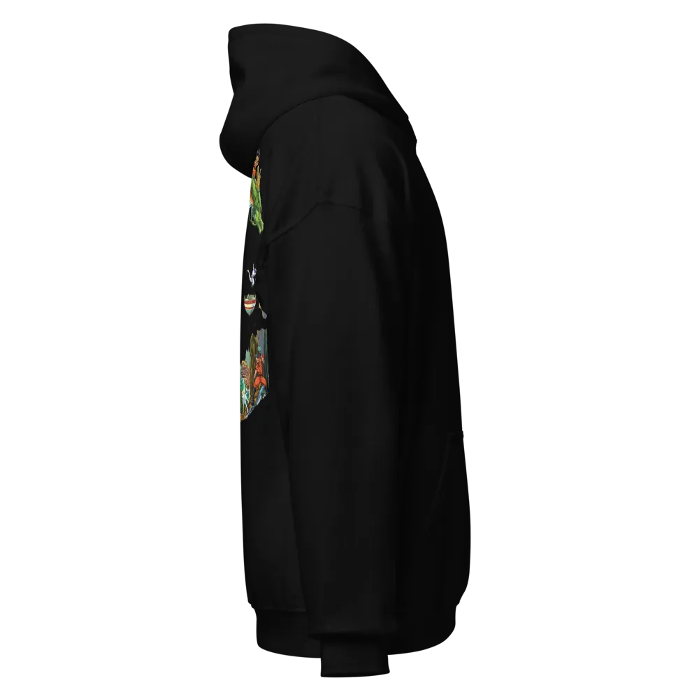 Black hoodie  for man thumbnail 3