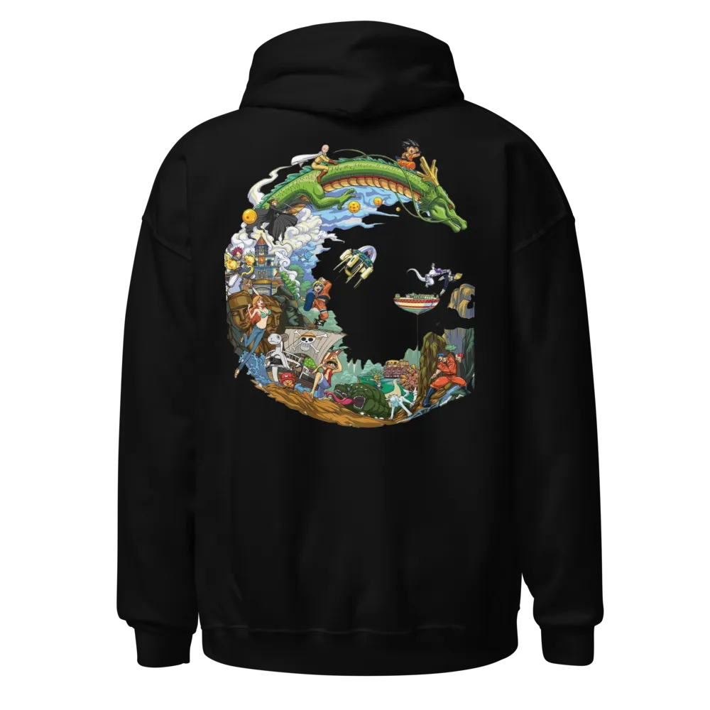 Black hoodie  for man thumbnail 4