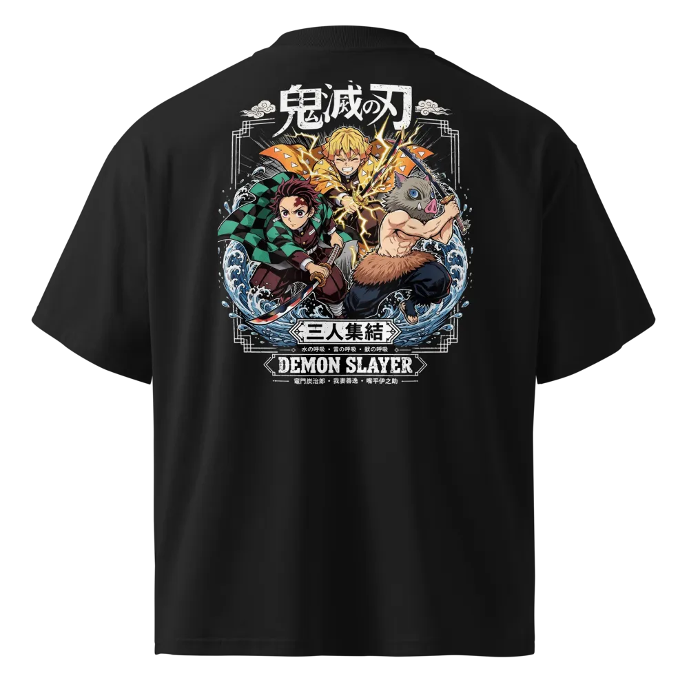 T-shirt for man Pack of-1 print demon slayer  thumbnail 4