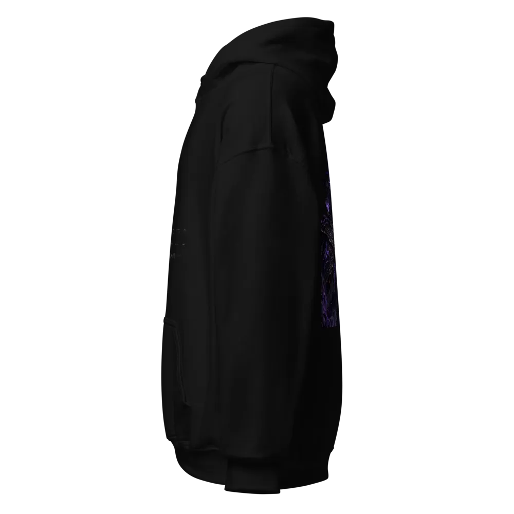Black hoodie for man thumbnail 2