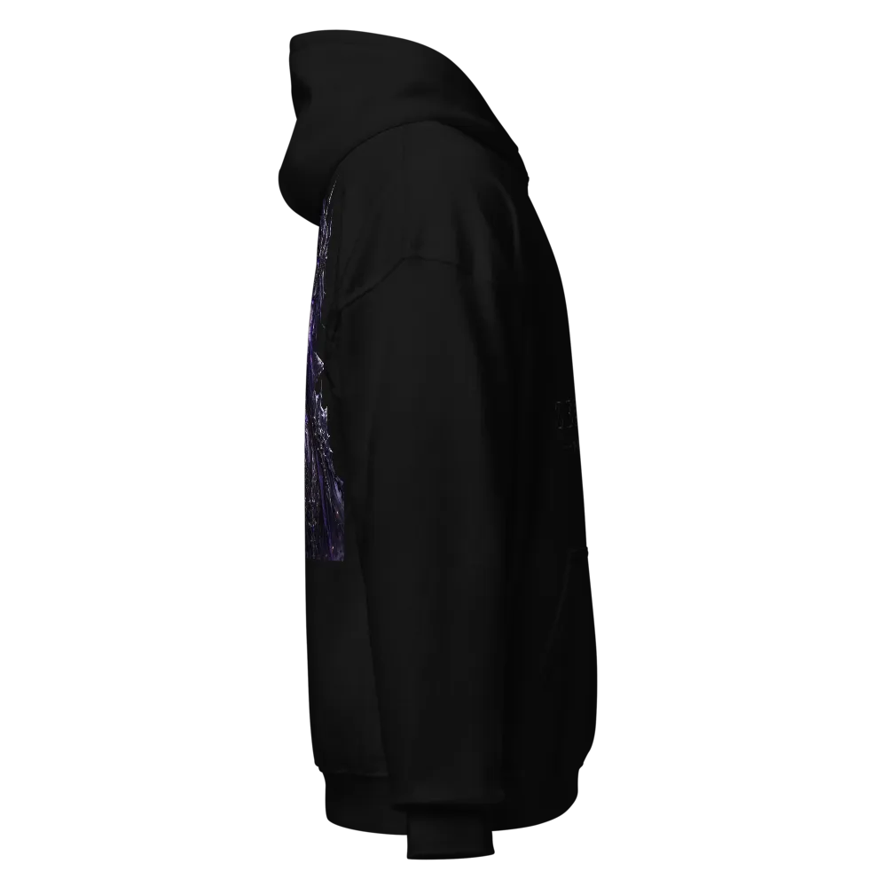 Black hoodie for man thumbnail 3