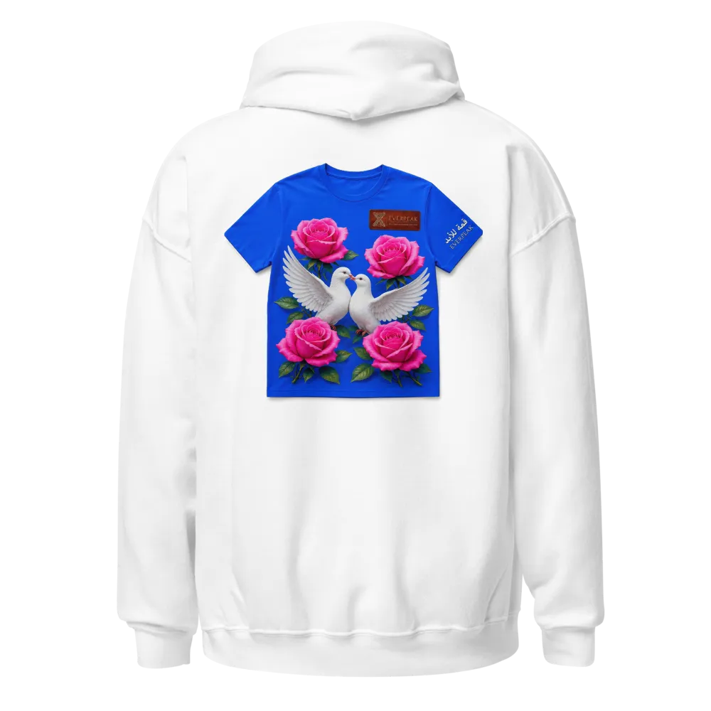 Smiling Rose and Doves T-Shirt thumbnail 4