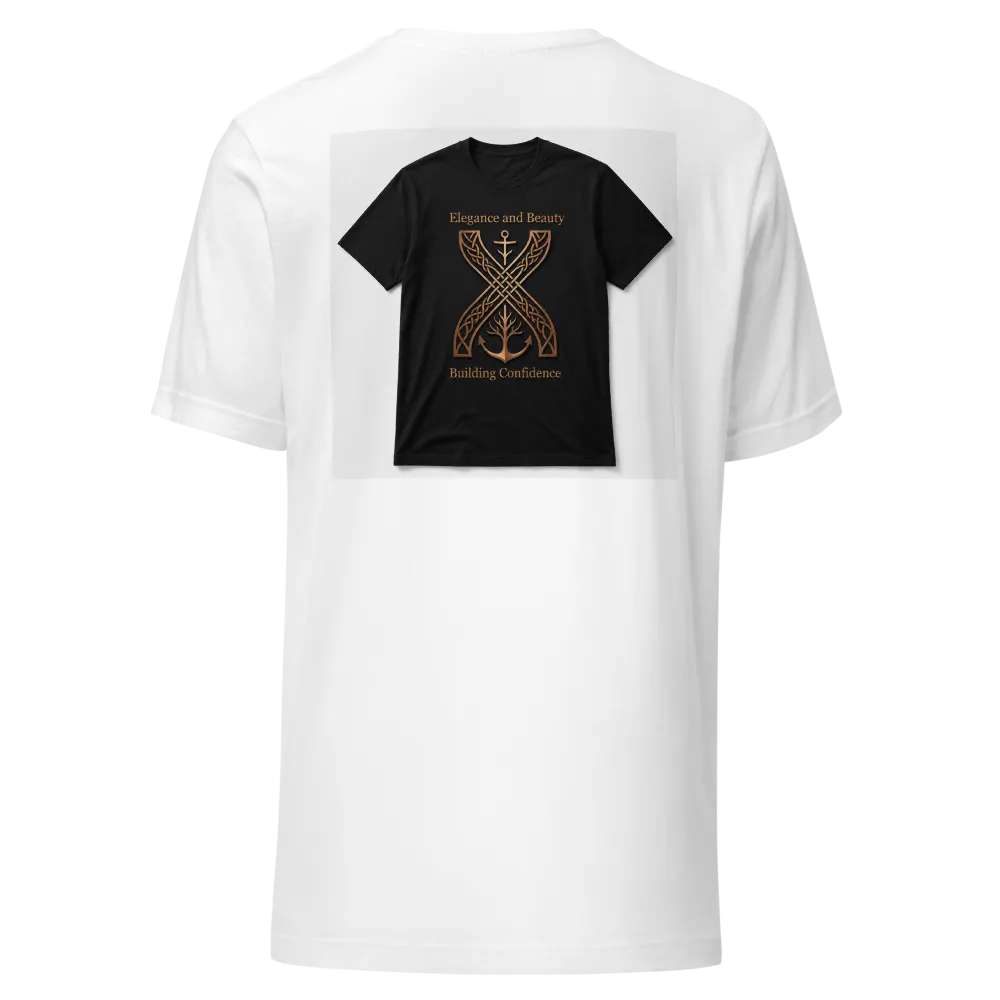 Black Artistic Graphic T-Shirt thumbnail 4