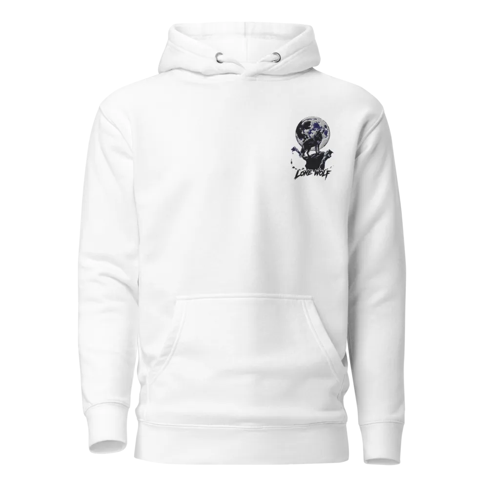 Lone Wolf premium pullover hoodie