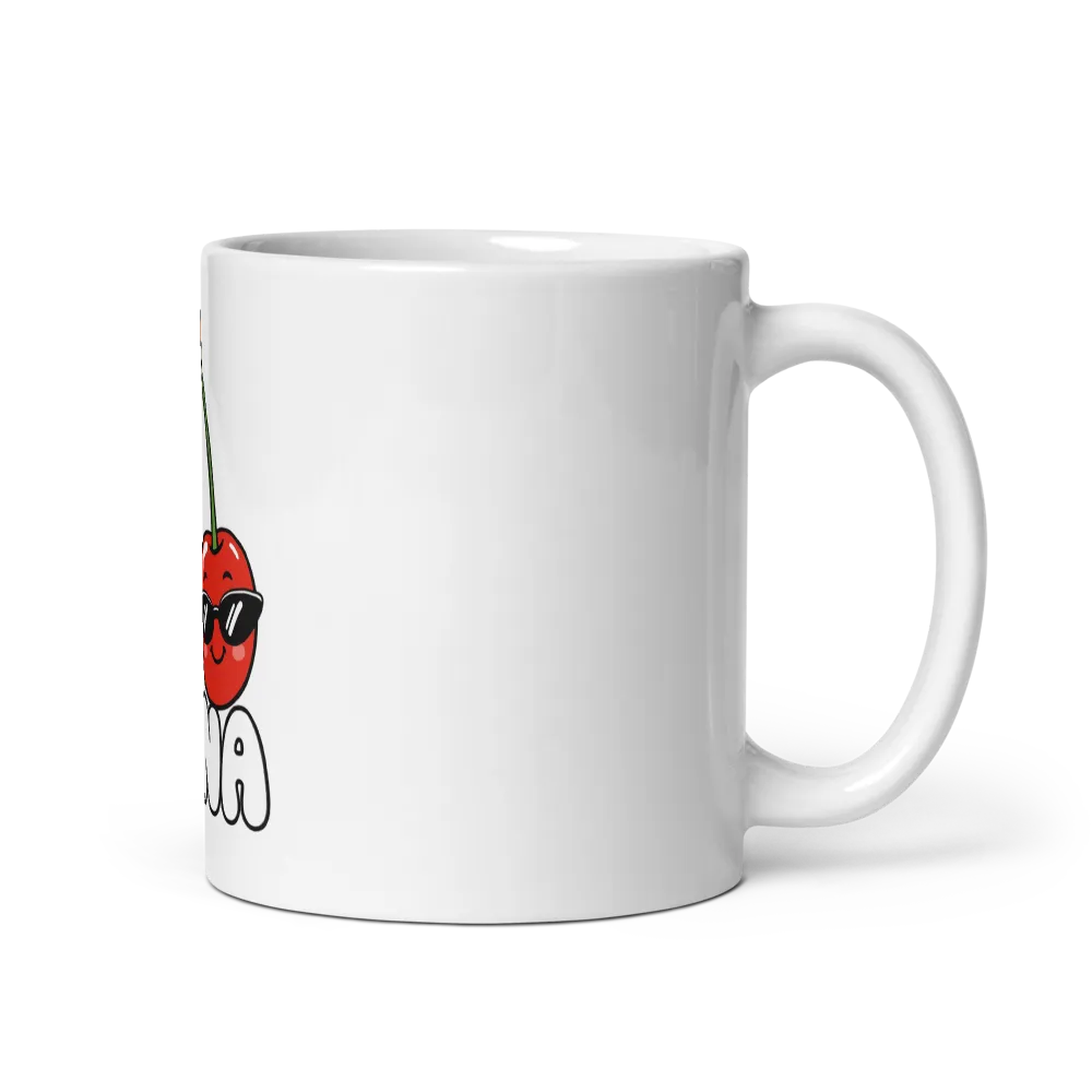 The Radiant Joy Glossy White Mug. thumbnail 2