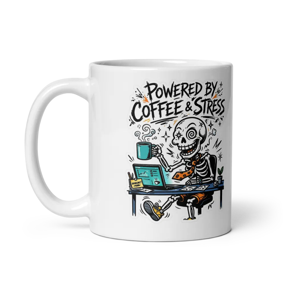 Coffee & Stress Office Mug thumbnail 2