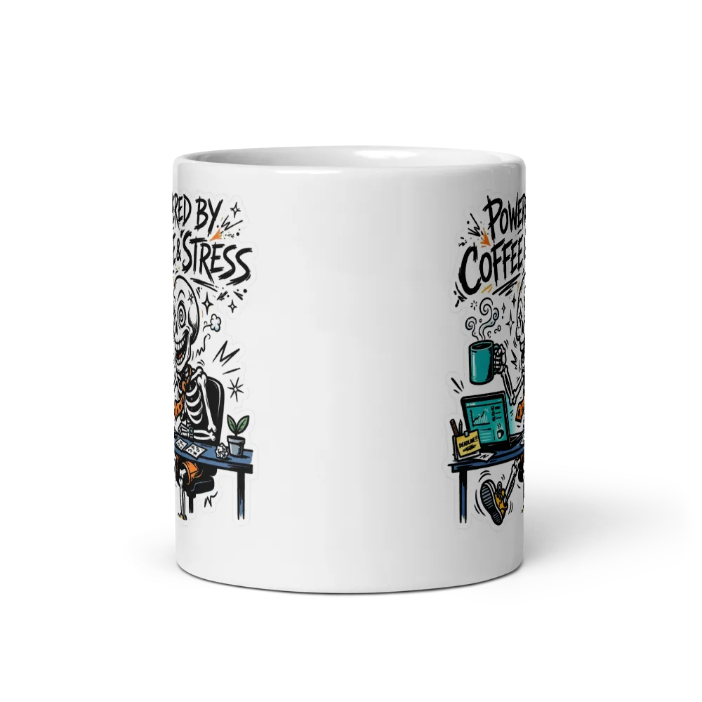 Coffee & Stress Office Mug thumbnail 3
