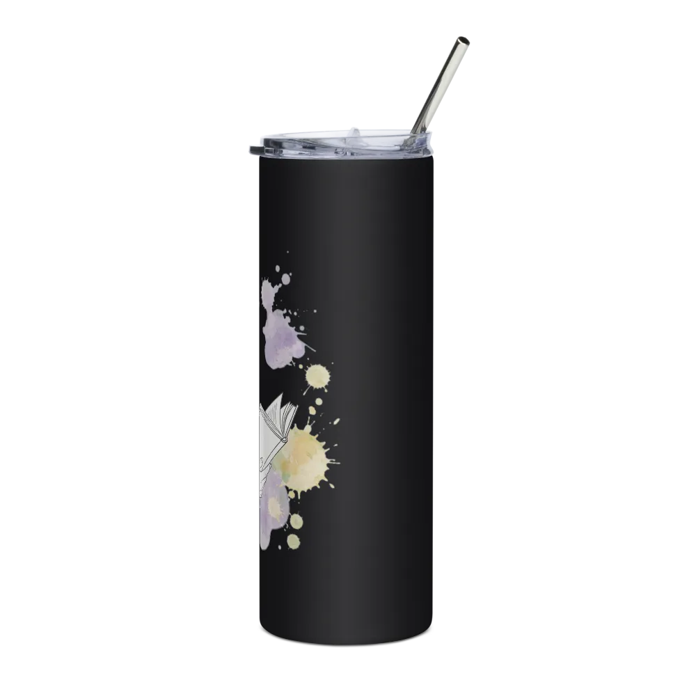 Lost In The Pages - Stainless Steel Travel Mug thumbnail 3