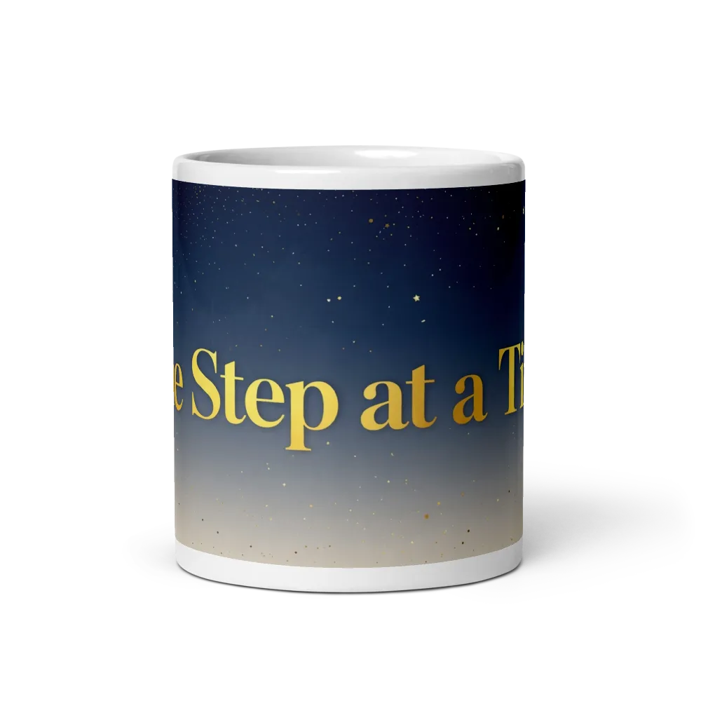 One Step at a Time - Minimalist Midnight Gradient thumbnail 3