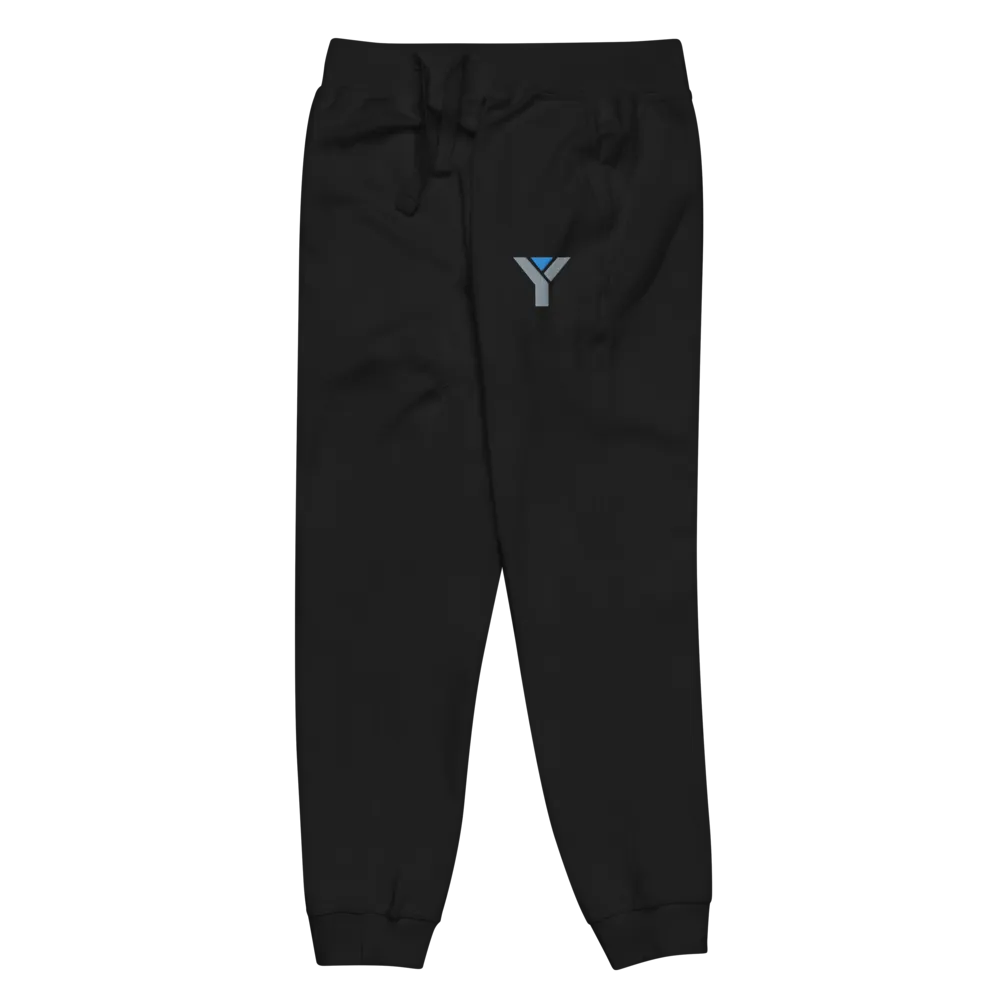 YUGA PRIVÉ Unisex Fleece Sweatpants – Signature Y  thumbnail 4