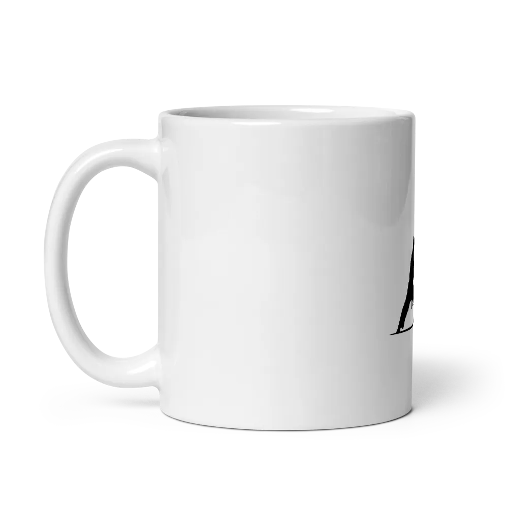 Karate man. Glossy Mug thumbnail 3