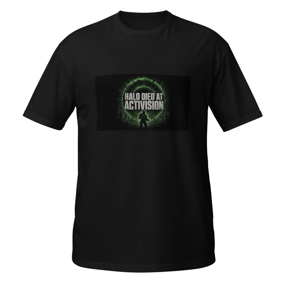 HALO DIED AT ACTIVISION — Gaming Tee thumbnail 3