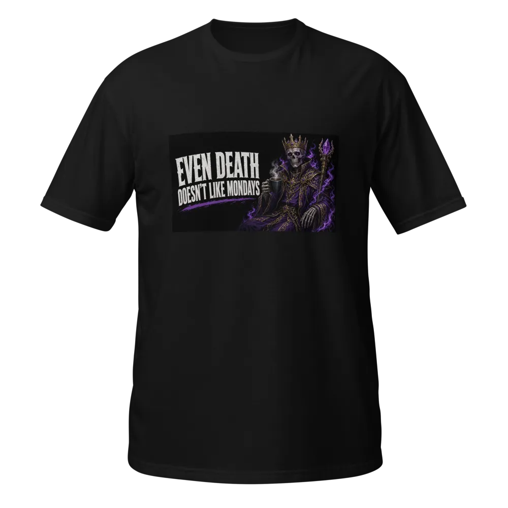 Even Death Doesn't Like Mondays Tee thumbnail 3