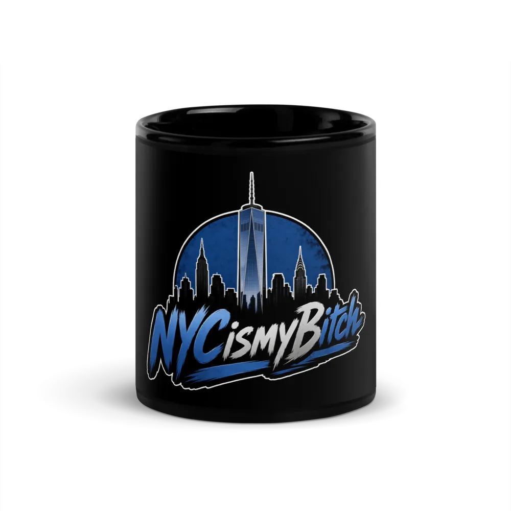 NYC is my Bitch- Coffee Mug (Black) thumbnail 2