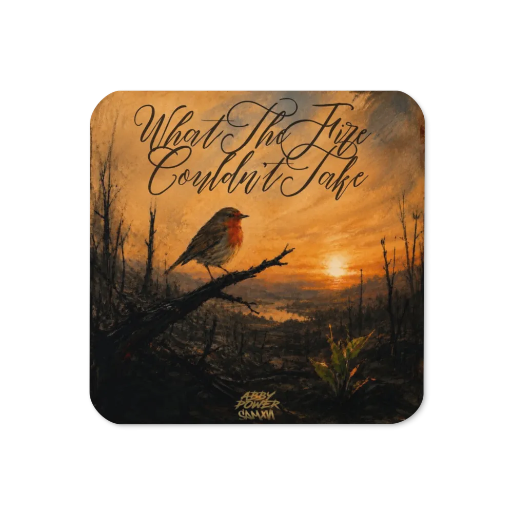 What The Fire Couldn't Take ๐ฅ Artwork Coaster