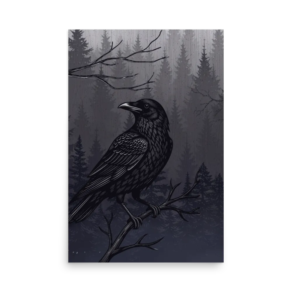 Raven in the Forest Poster thumbnail 2