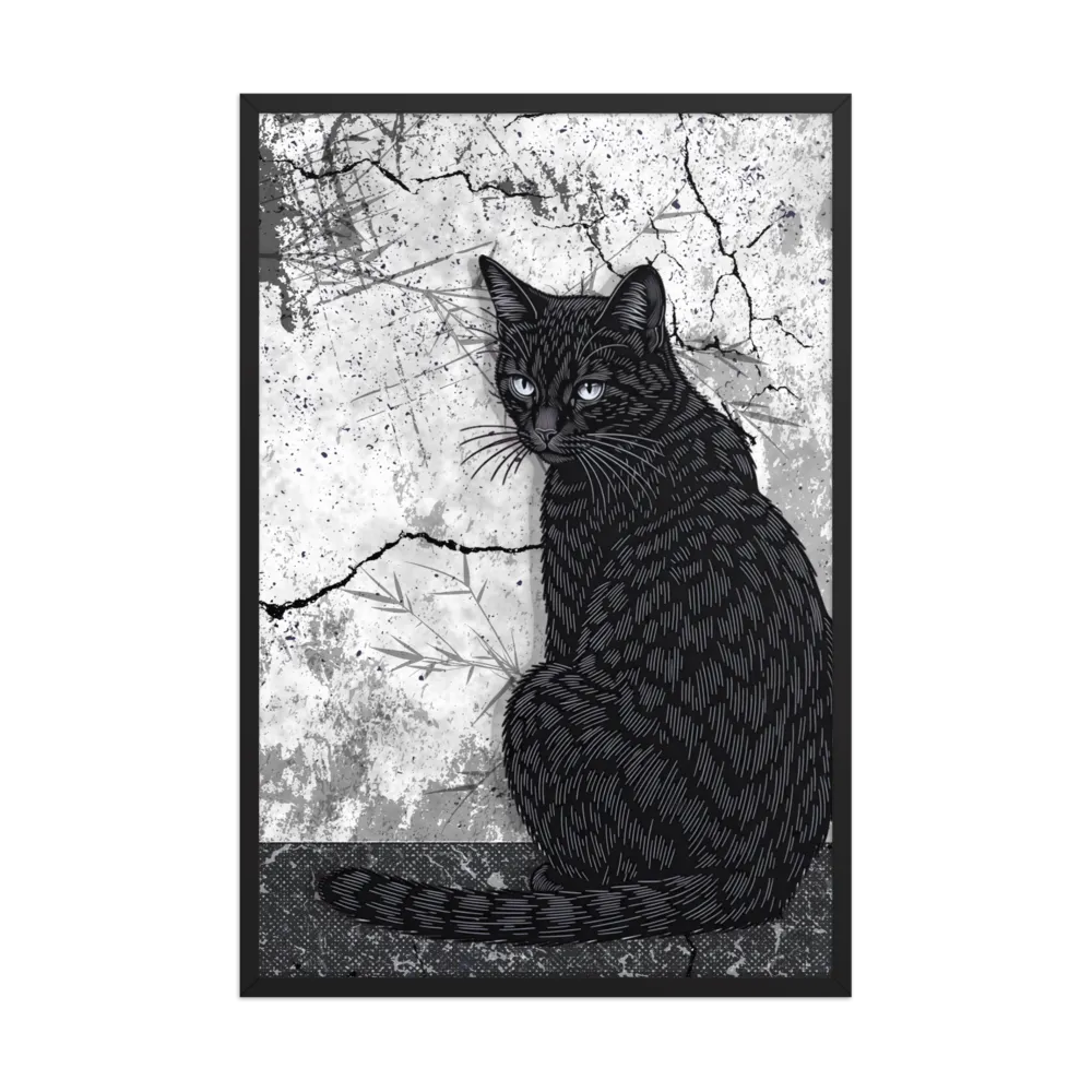 Black Cat without "Mischief" Framed Poster thumbnail 2