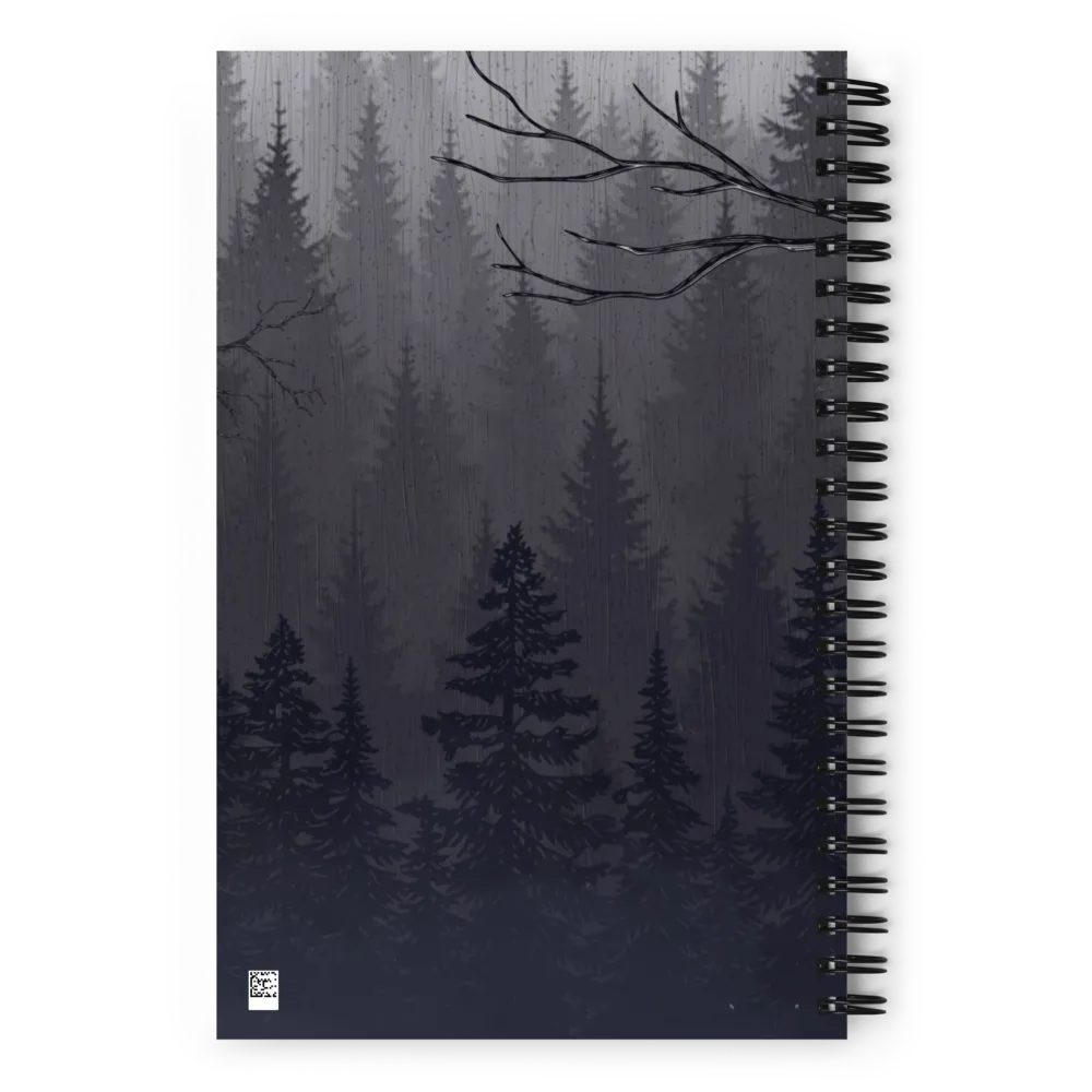 Raven in the Forest Spiral Notebook thumbnail 2