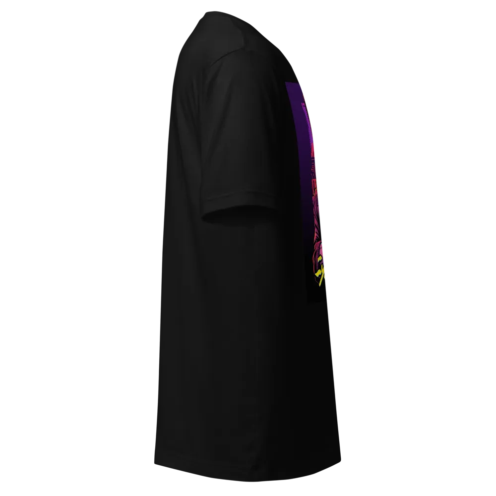 Cyberpunk Graphic Black Cotton T-Shirt thumbnail 4
