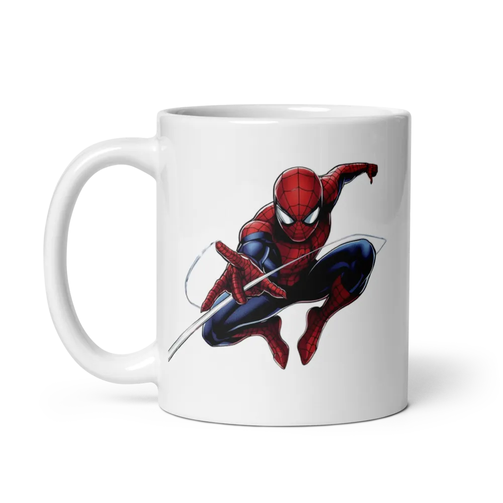 Spider-Man Mid-Air Action Ceramic Mug thumbnail 3