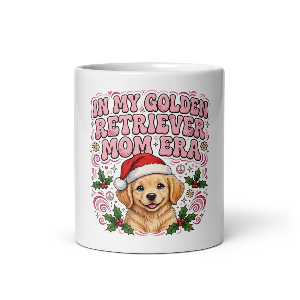 Golden Retriever Mom Era Mug Christmas Dog Mom