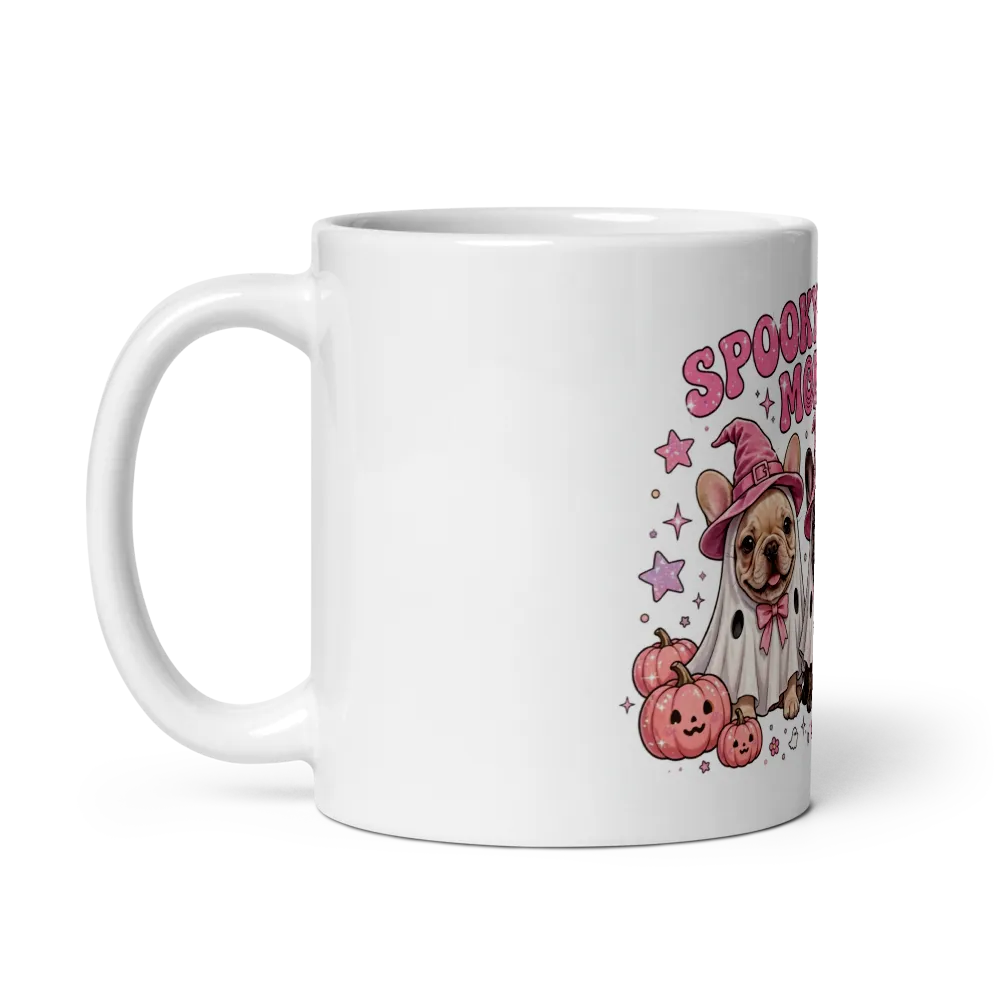 Spooky Frenchie Dog Mom Era Mug-Halloween Mug thumbnail 3